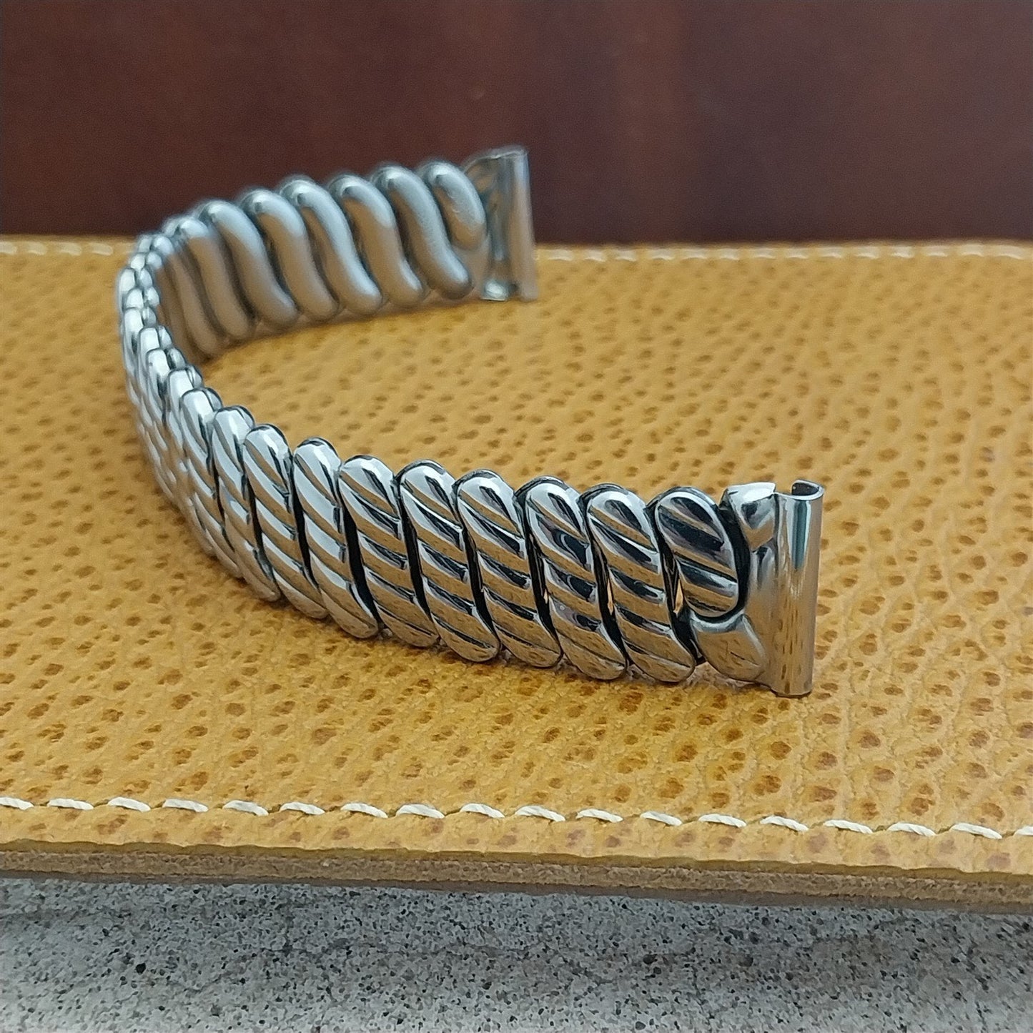 5/8" 1951 Bristol USA Stainless Steel Expansion Unused nos Vintage Watch Band