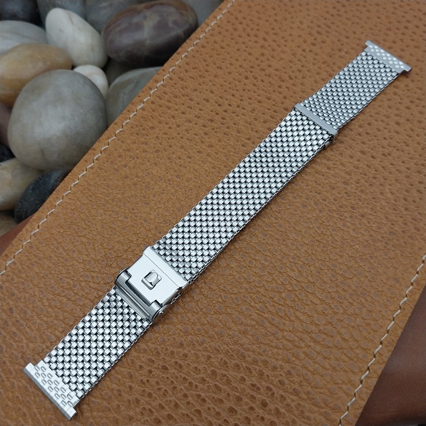 19mm 18mm JB Champion Komfit Vintage Stainless Steel Mesh Unused Watch Band