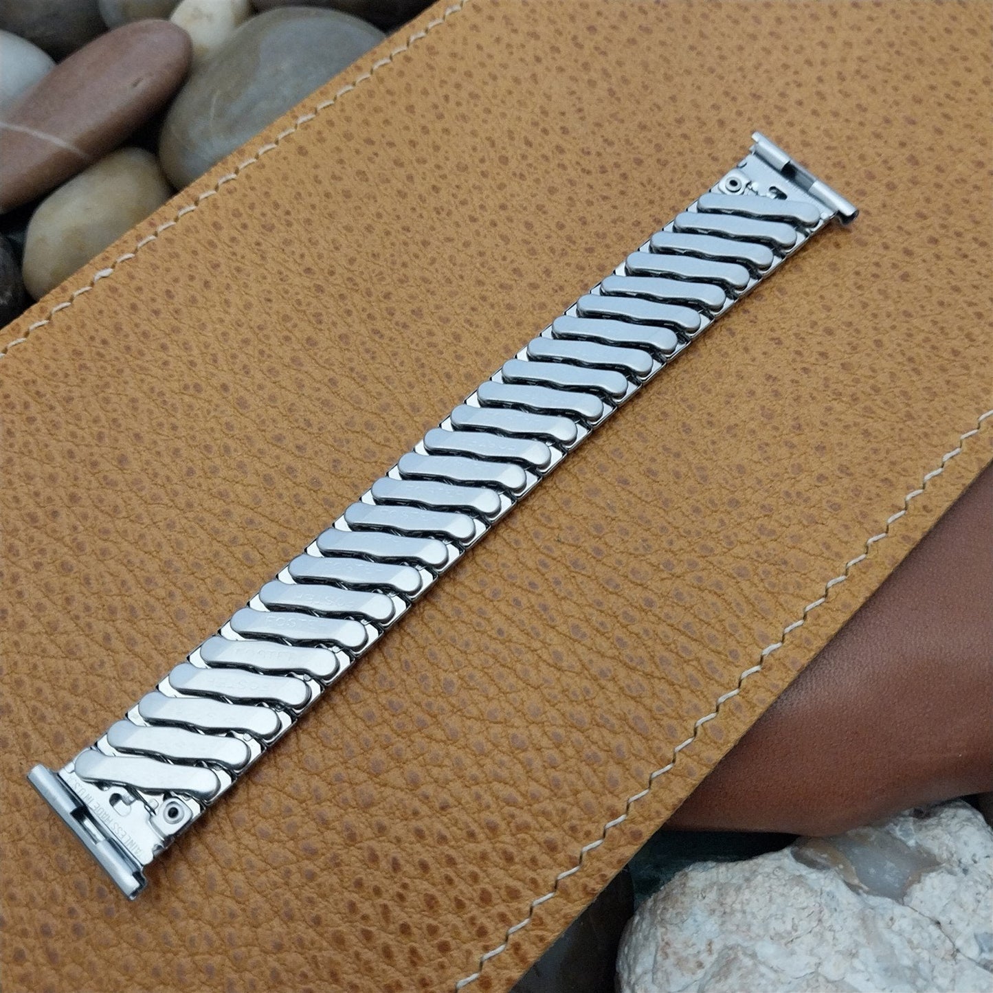 16mm 18mm 19mm Foster USA Stainless Steel Expansion nos 1950s Vintage Watch Band