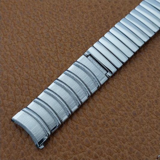 Vintage 5/8" JB Champion MCM Unused Stainless Steel NOS Classic 1960s Watch Band