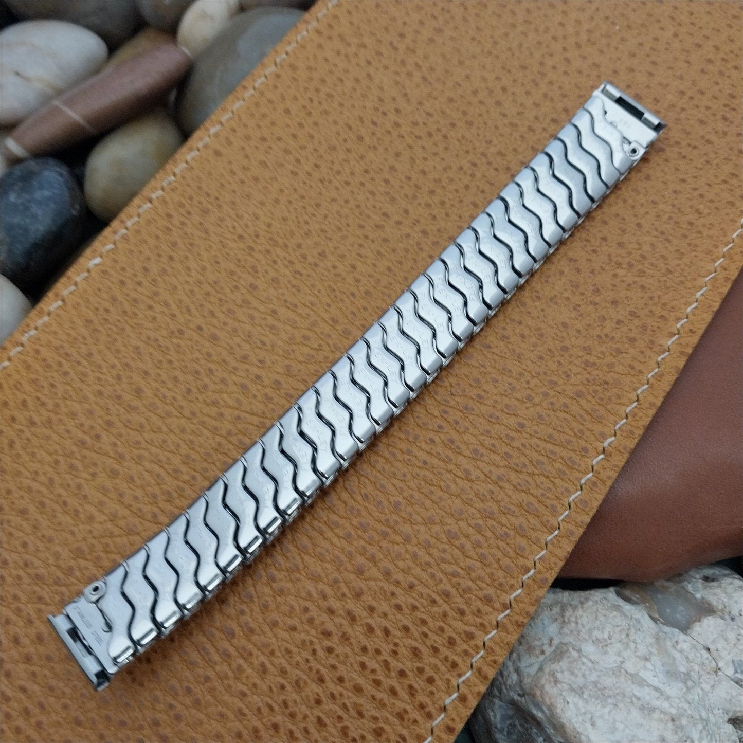 5/8" Stainless Steel Expansion Classic Flex-Let USA 1950s Vintage Watch Band