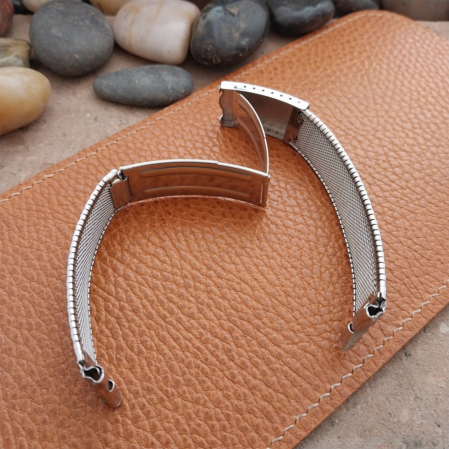 18mm 19mm Stainless Steel Classic 1960s Kestenmade Unused nos Vintage Watch Band