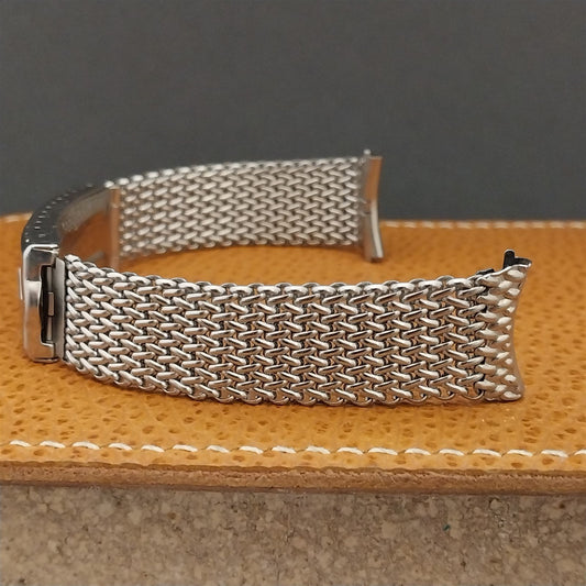 19mm Classic JB Champion USA Stainless Steel Mesh 1960s Vintage Watch Band
