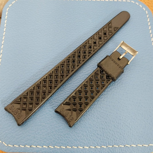 Vintage 16mm Sub Swiss Skindiver Tropical Dive Strap Unused 1960s Watch Band