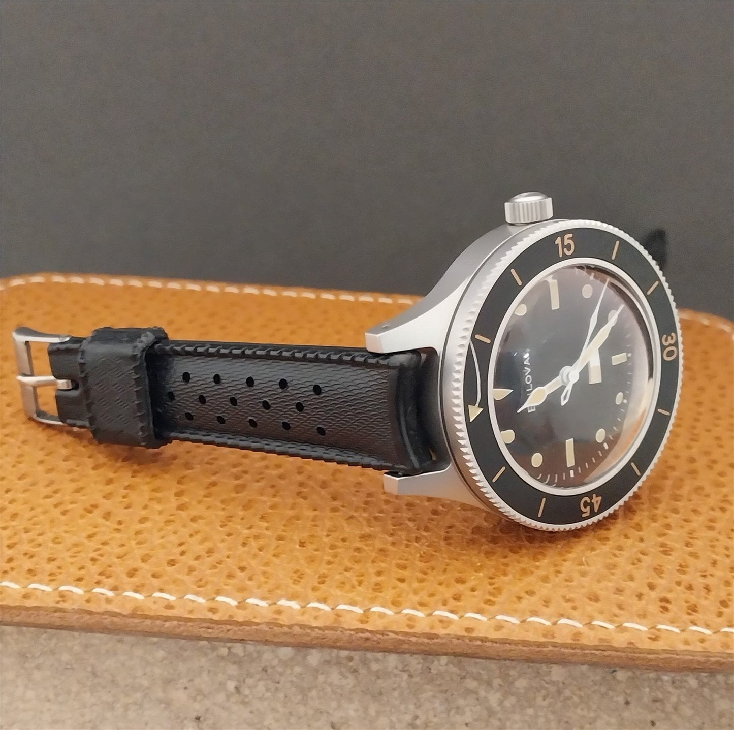 Vintage 16mm Sub Swiss Skindiver Tropical Dive Strap Unused 1960s Watch Band