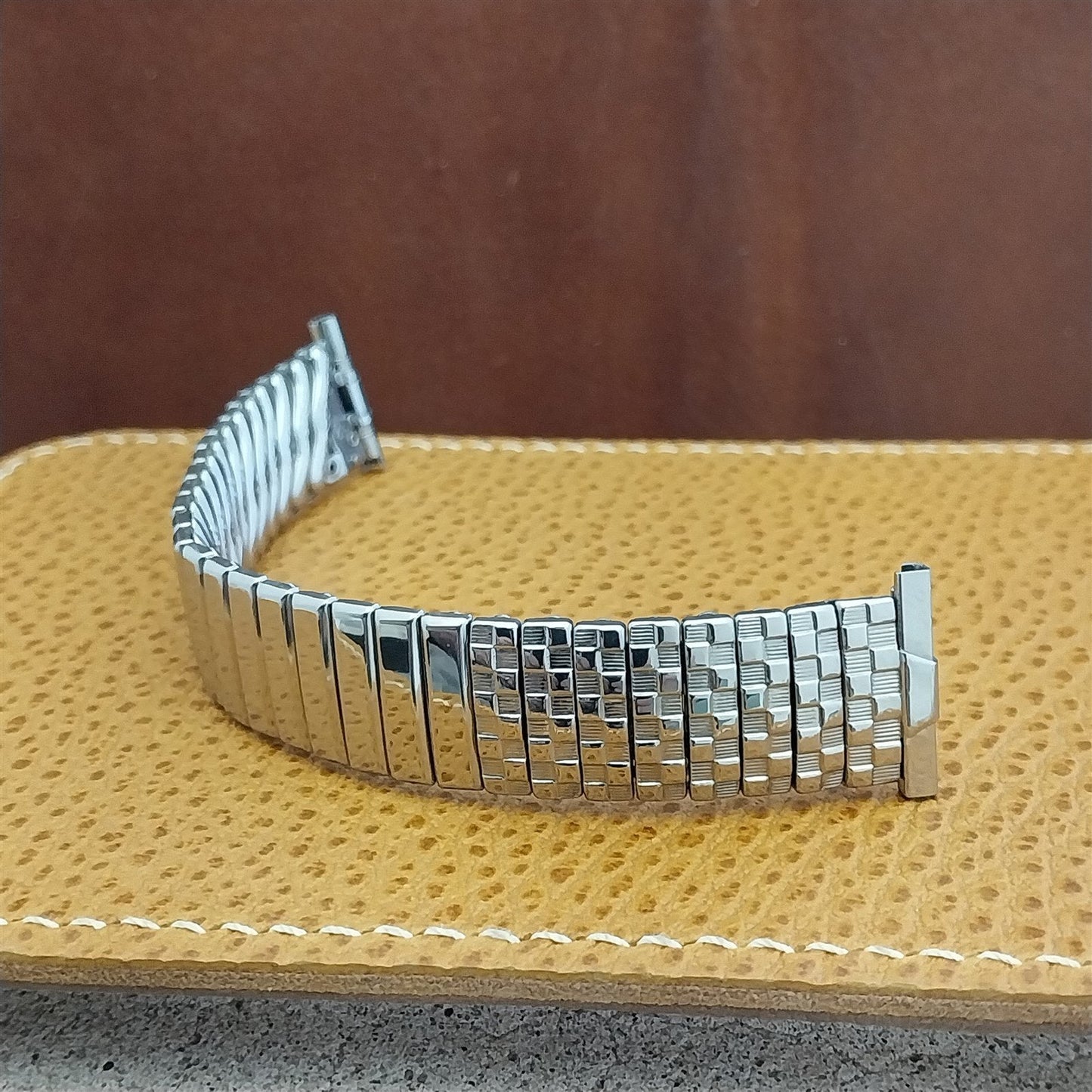19mm 18mm 16mm Foster USA 1950s Stainless Steel Expansion nos Vintage Watch Band