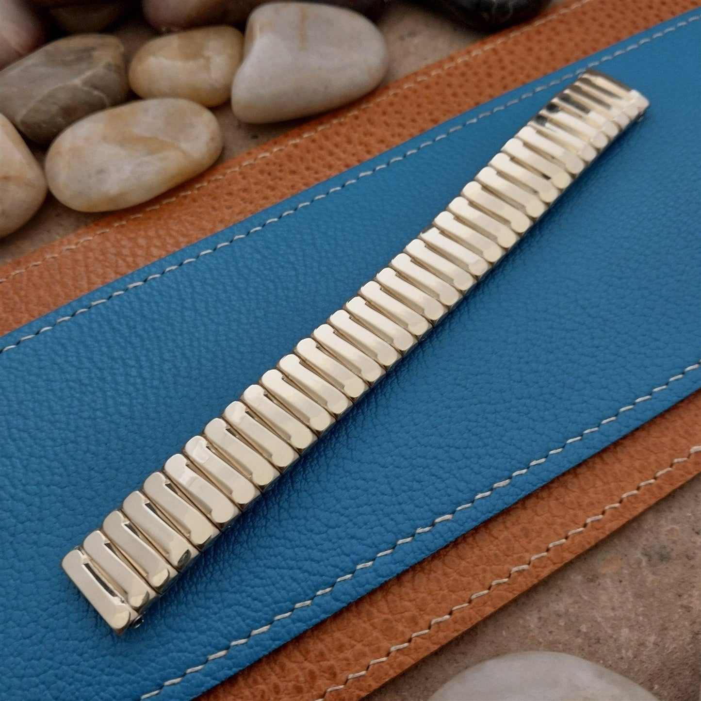 Vintage 5/8" 1950s 12k Gold-Filled Elgin Hadley USA Classic Unused Watch Band