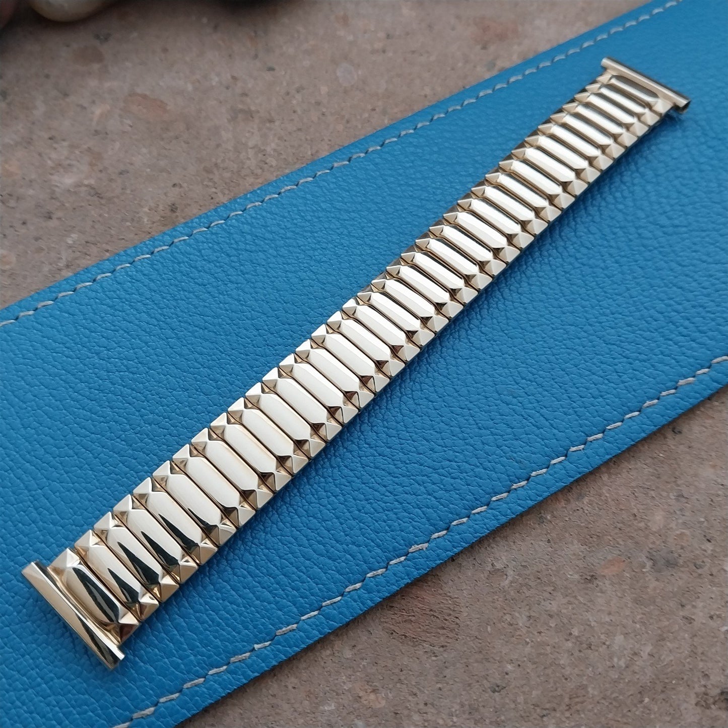 Vintage 1956 Yellow Gold-Fill Classic Speidel First Nighter Unused Watch Band