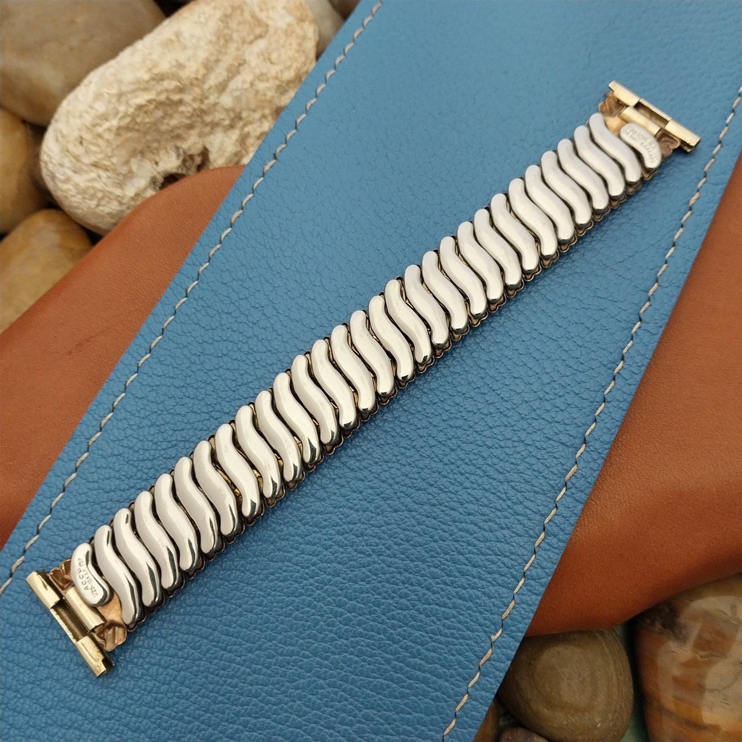 19mm 18mm 16mm Classic 1950s 10k Gold Filled Stretch Unused Vintage Watch Band