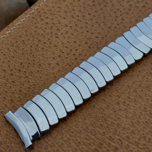 18mm 19mm 16mm Airflex USA Stainless Steel nos Unused 1950s Classic Watch Band