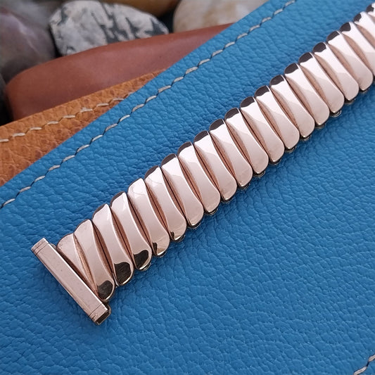 Rose Gold-Filled 19mm 18mm 16mm Bellavance Short Unused 1950s Vintage Watch Band