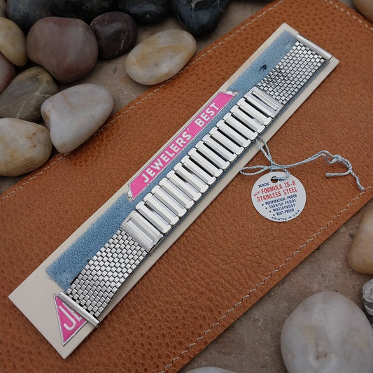 19mm Royal Mesh JB Champion 18-8 Stainless Steel 1950s Vintage Watch Band
