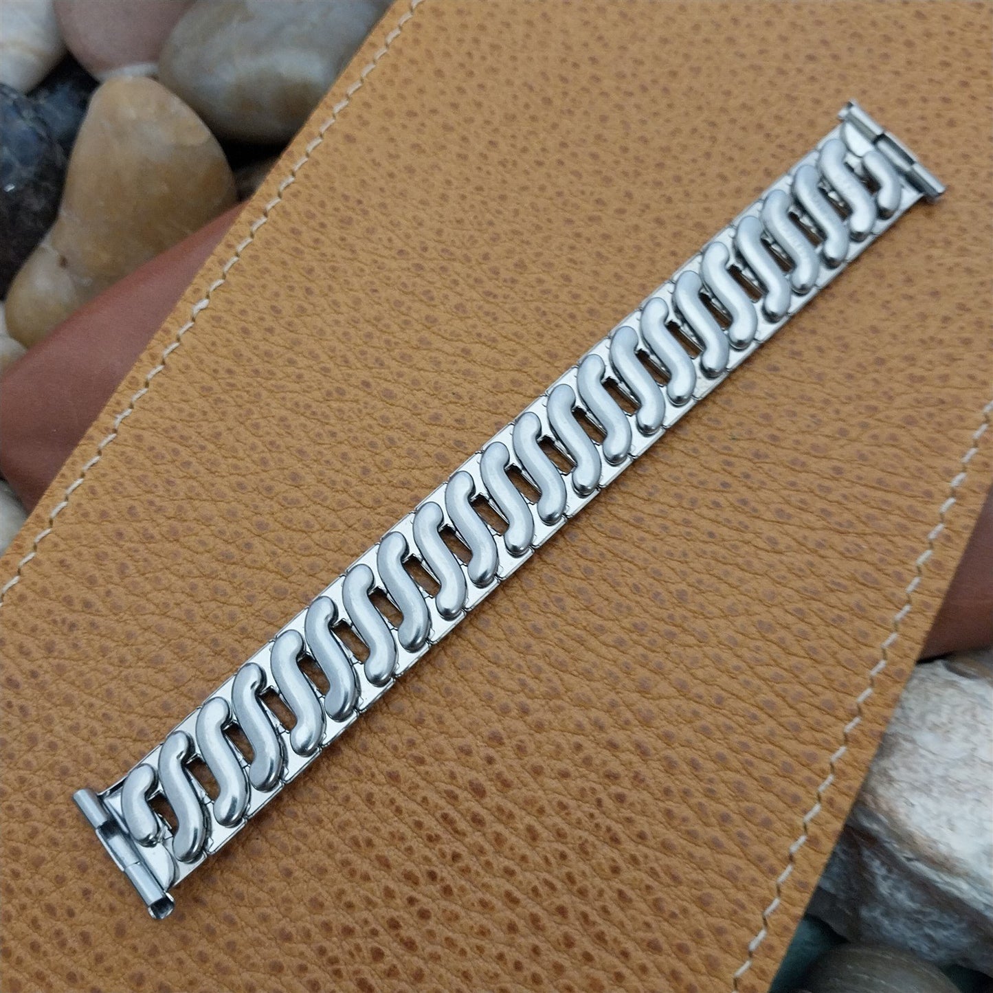 16mm 18mm 19mm1950s Foster MCM Stainless Steel Expansion nos Vintage Watch Band