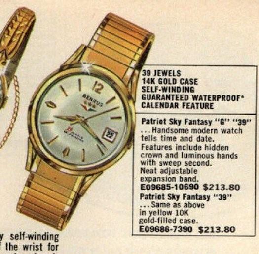 17.2mm 11/16" Benrus 10k Gold-Filled Champion USA nos Vintage Watch Band