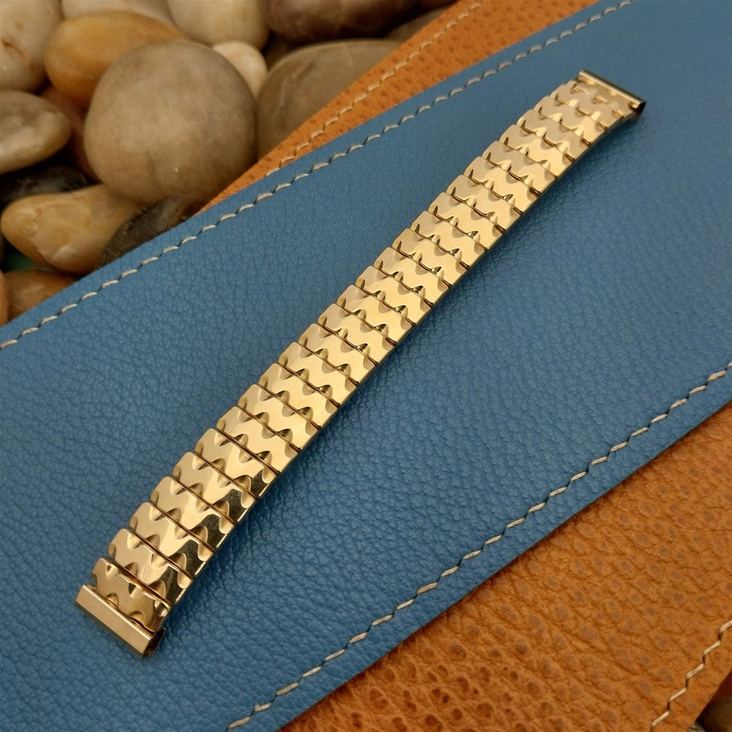 13mm 1/2 Womens 10k Gold-Filled Expansion JB Champion USA 60s Vintage Watch Band