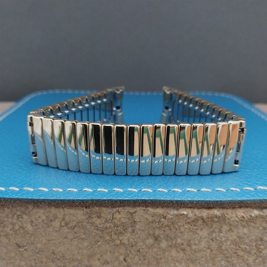 5/8" JB Champion White Rose & Yellow Gold-Filled 1960s Vintage Watch Band