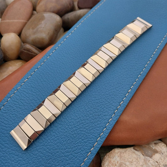 Vintage 5/8" Gold-Fill Classic Stretch Flex-Let NOS Unused 1950s Watch Band