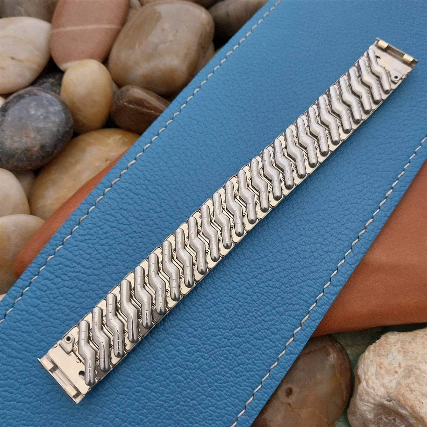 Vintage 5/8" Gold-Fill Classic Stretch Flex-Let NOS Unused 1950s Watch Band