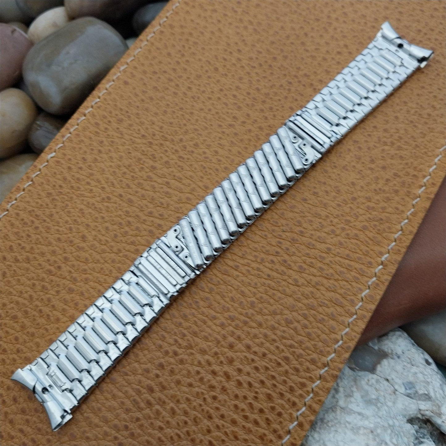 19mm 18mm 17mm JB Champion Stainless Steel Expansion 1960s Vintage Watch Band