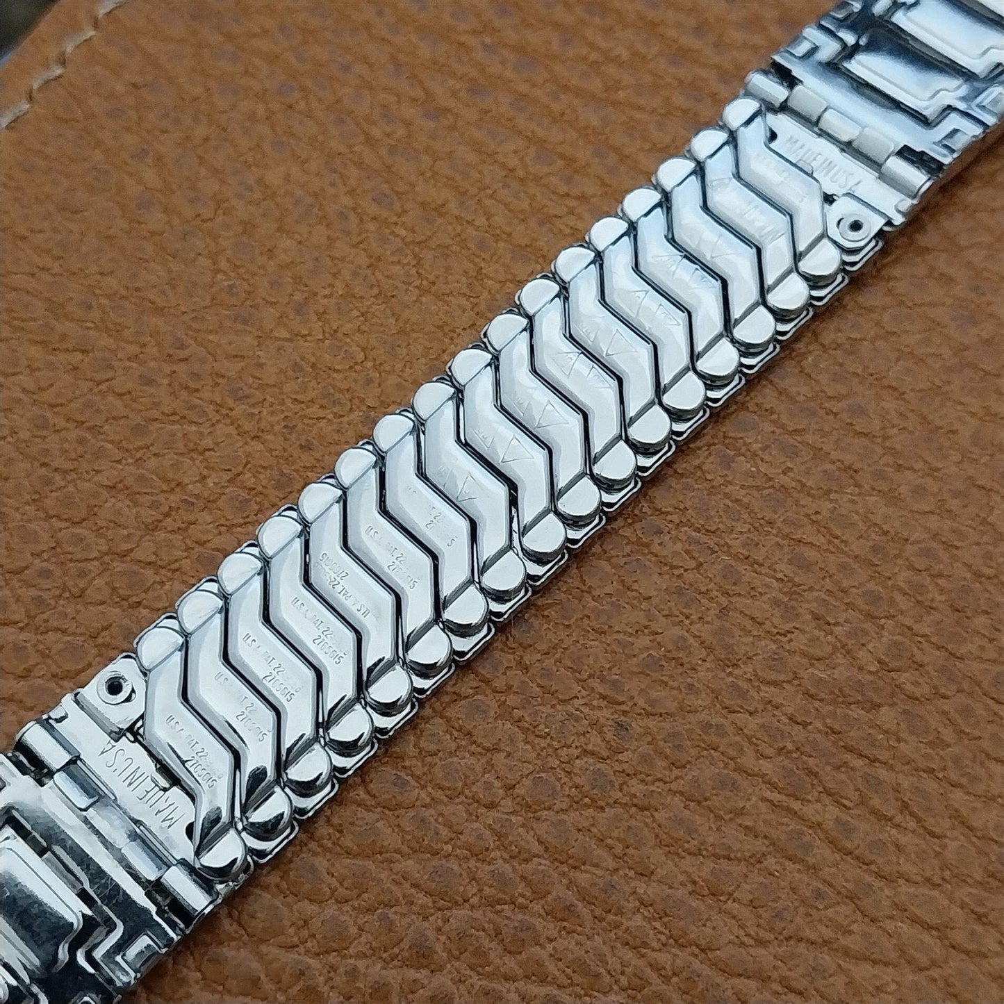 Vintage 17.2mm Stainless Steel JB Champion 1960s Classic Unused nos Watch Band