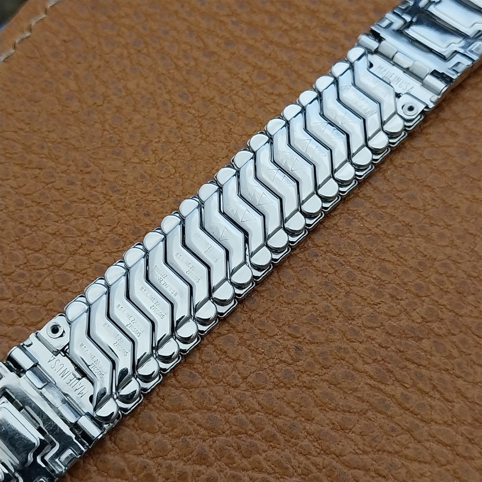 Vintage 17.2mm Stainless Steel JB Champion 1960s Classic Unused nos Watch Band