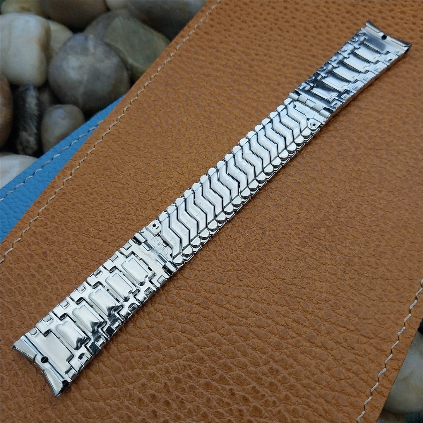 Vintage 17.2mm Stainless Steel JB Champion 1960s Classic Unused nos Watch Band