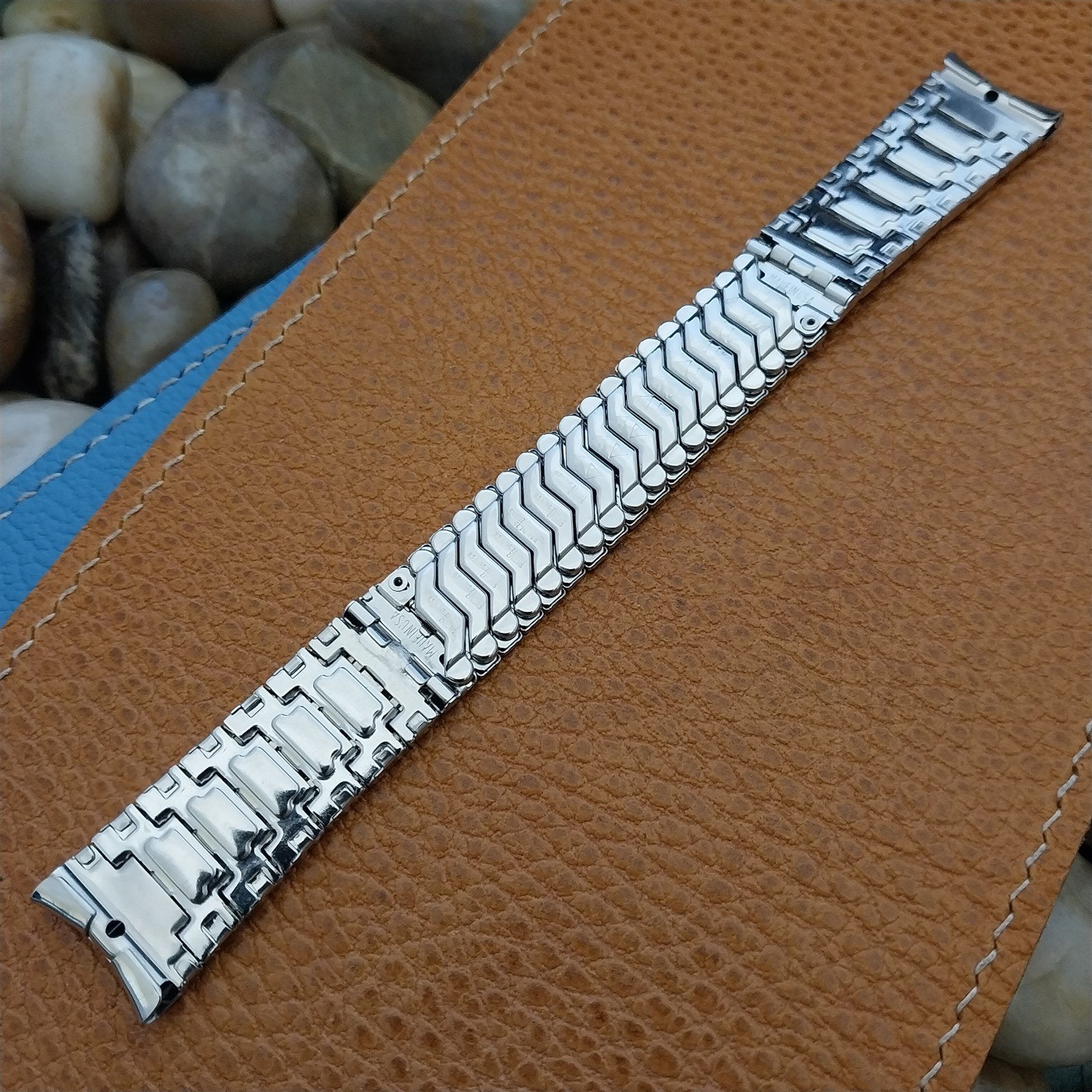 Vintage 17.2mm Stainless Steel JB Champion 1960s Classic Unused nos Watch Band