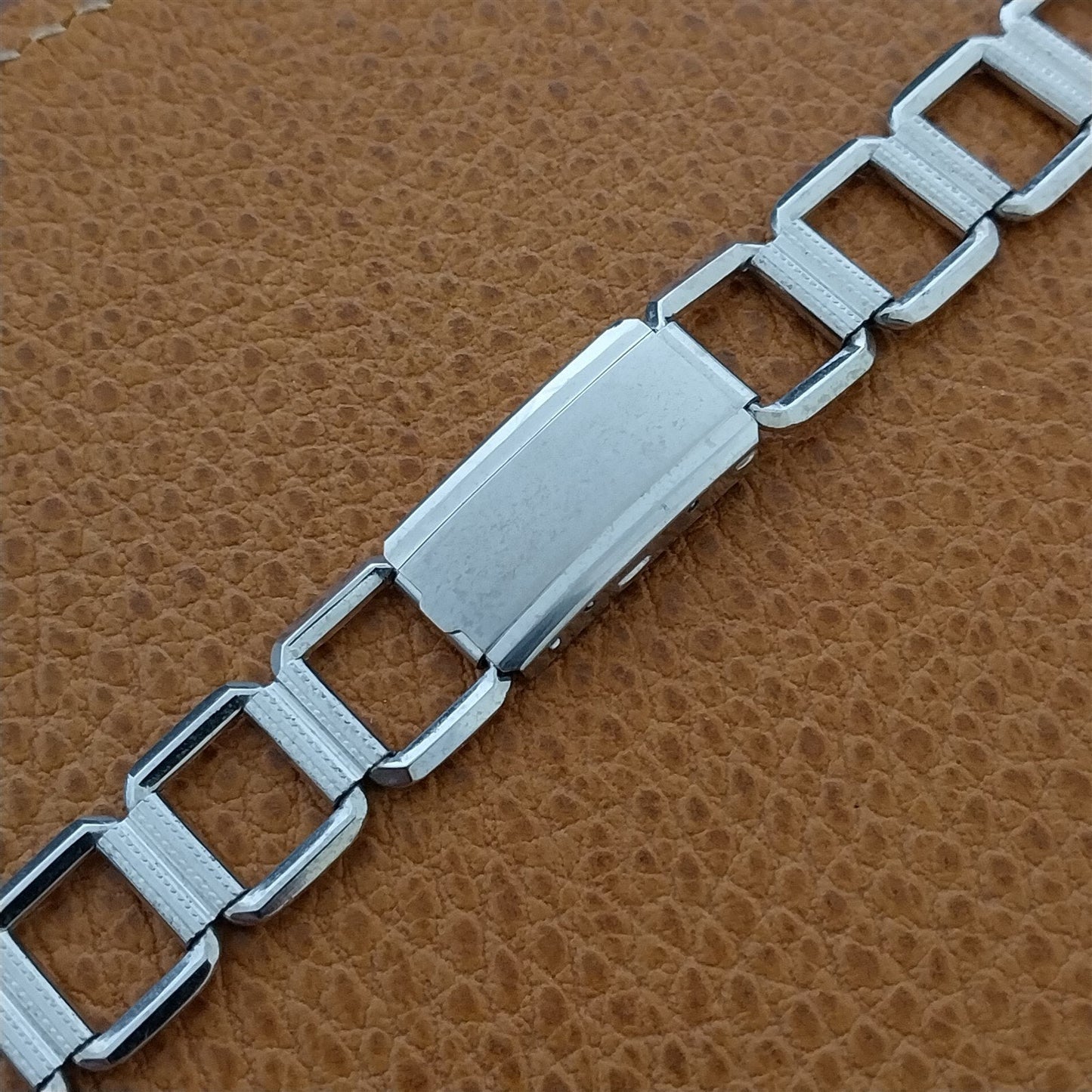 1930s 14K White Gold-Filled Classic Aeronaut USA nos Vintage Watch Band