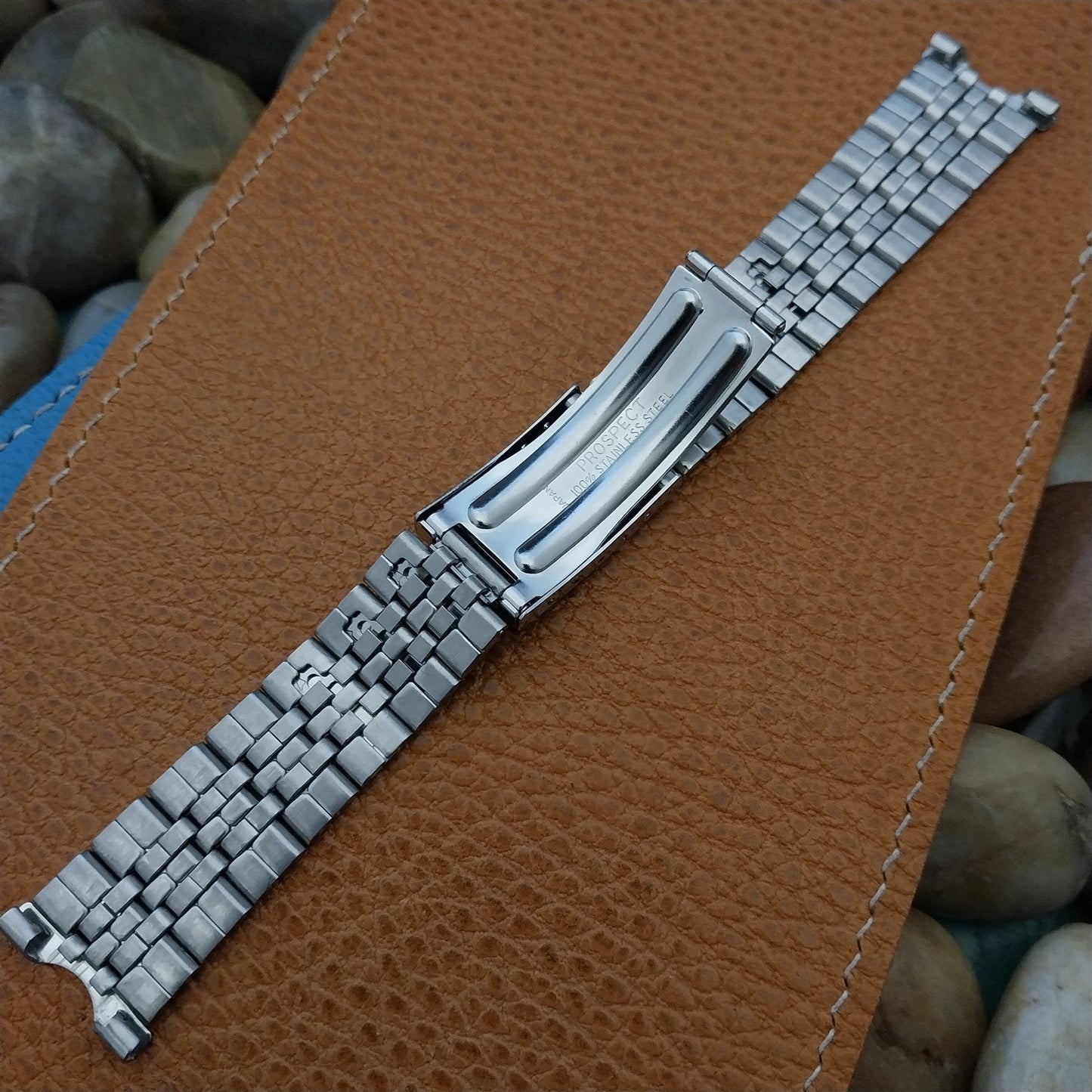 20mm Benrus Stainless Steel Classic Unused nos 1970s Unused Watch Band