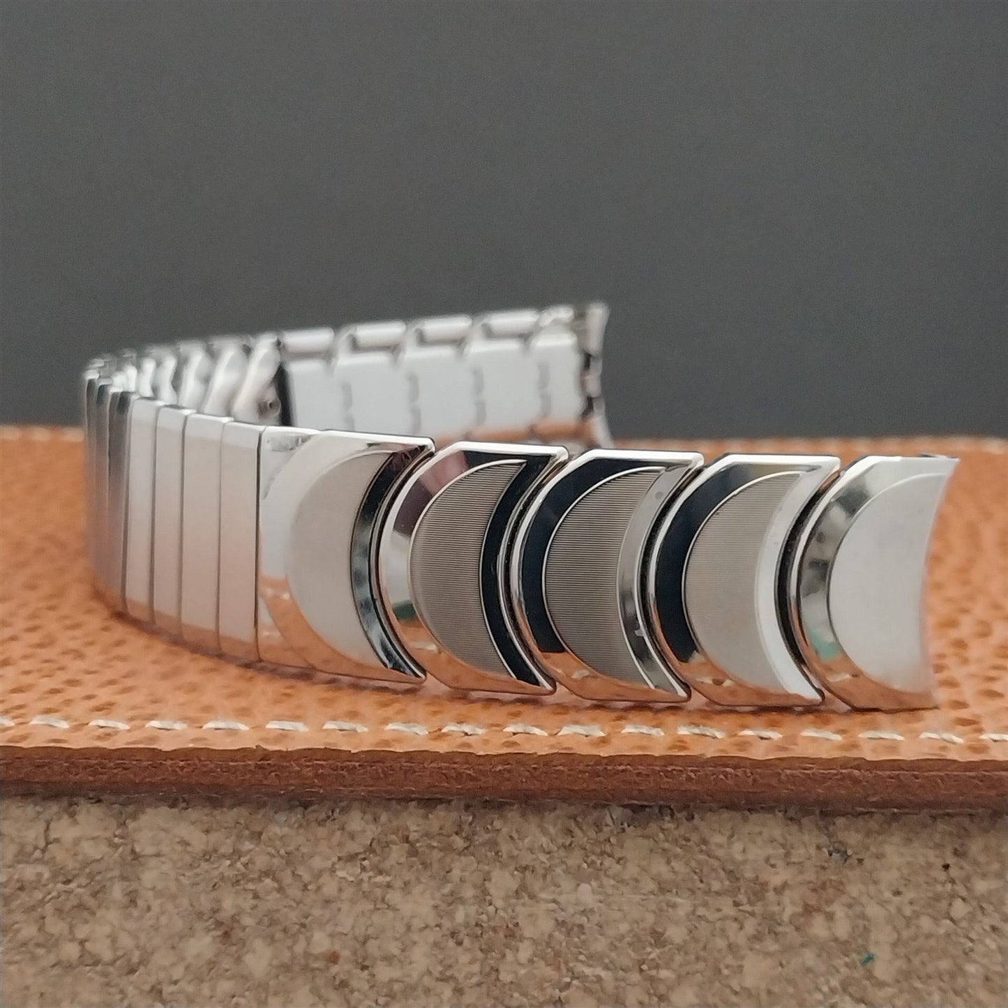 Vintage 17.2mm Stainless Steel Kreisler Unused MCM nos Classic 1950s Watch Band