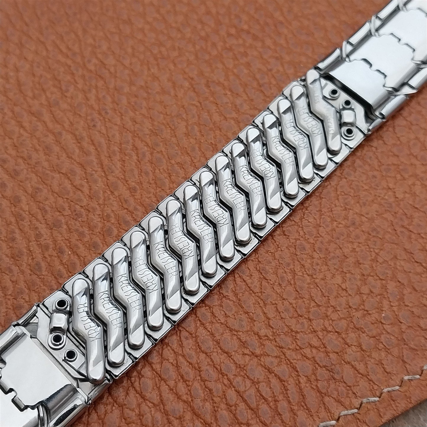 Vintage 17.2mm Stainless Steel Kreisler Unused MCM nos Classic 1950s Watch Band
