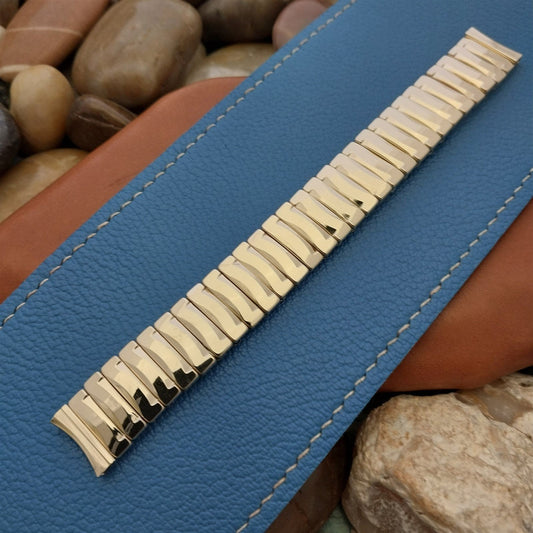 16mm 5/8" Gold-Filled Expansion JB Champion USA Unused 1950s Vintage Watch Band