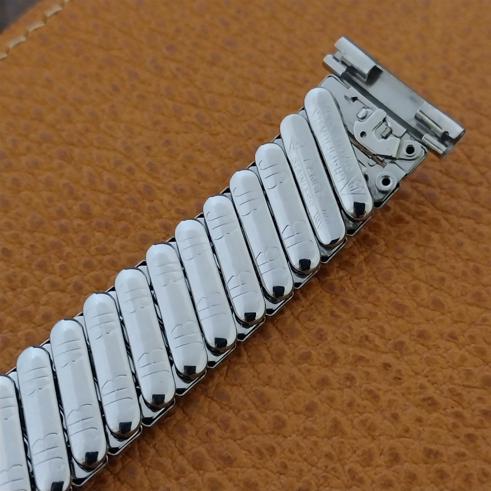 Vintage 19mm 18mm 17mm 16mm JB Champion Stainless Steel Unused 1950s Watch Band