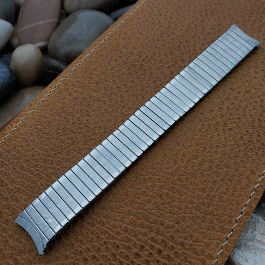 9/16" Stainless Steel JB Champion USA Wide 1950s nos Vintage Watch Band