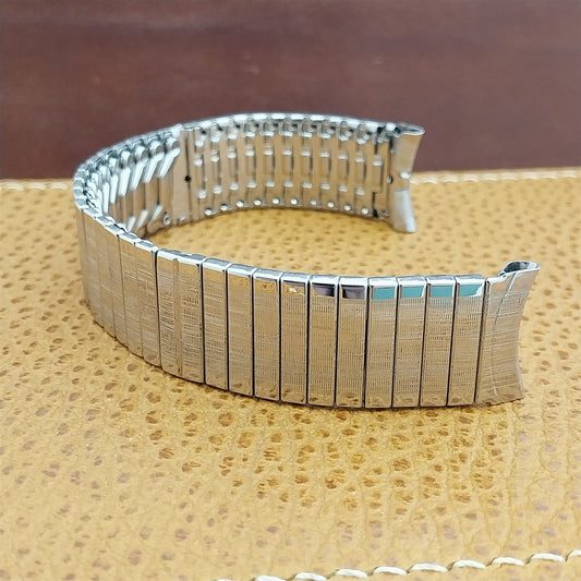 17.2mm Stainless Steel JB Champion USA nos 1960s New Old Vintage Watch Band