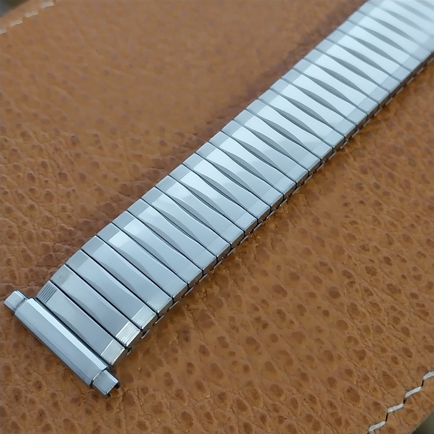 1970s JB Champion 18mm 20mm Stainless Steel Stretch Unused Vintage Watch Band