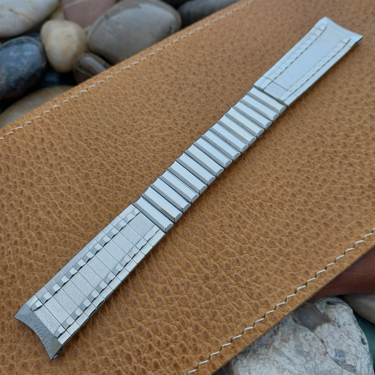 17.2mm Stainless Steel Expansion Kreisler USA Classic nos 1960s Watch Band