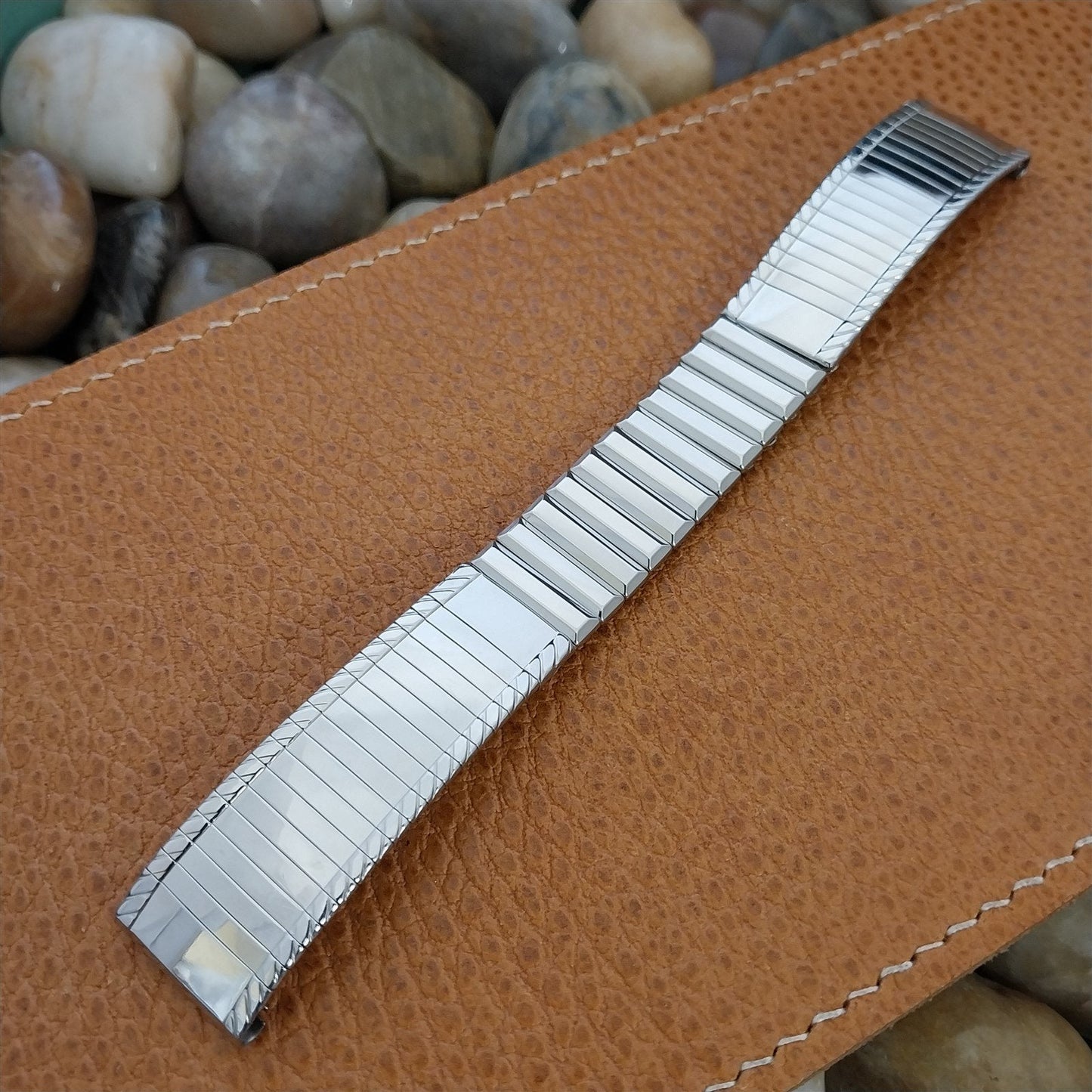 1960s Kreisler 17.2mm mcm Stainless Steel nos unuse Vintage Watch Band