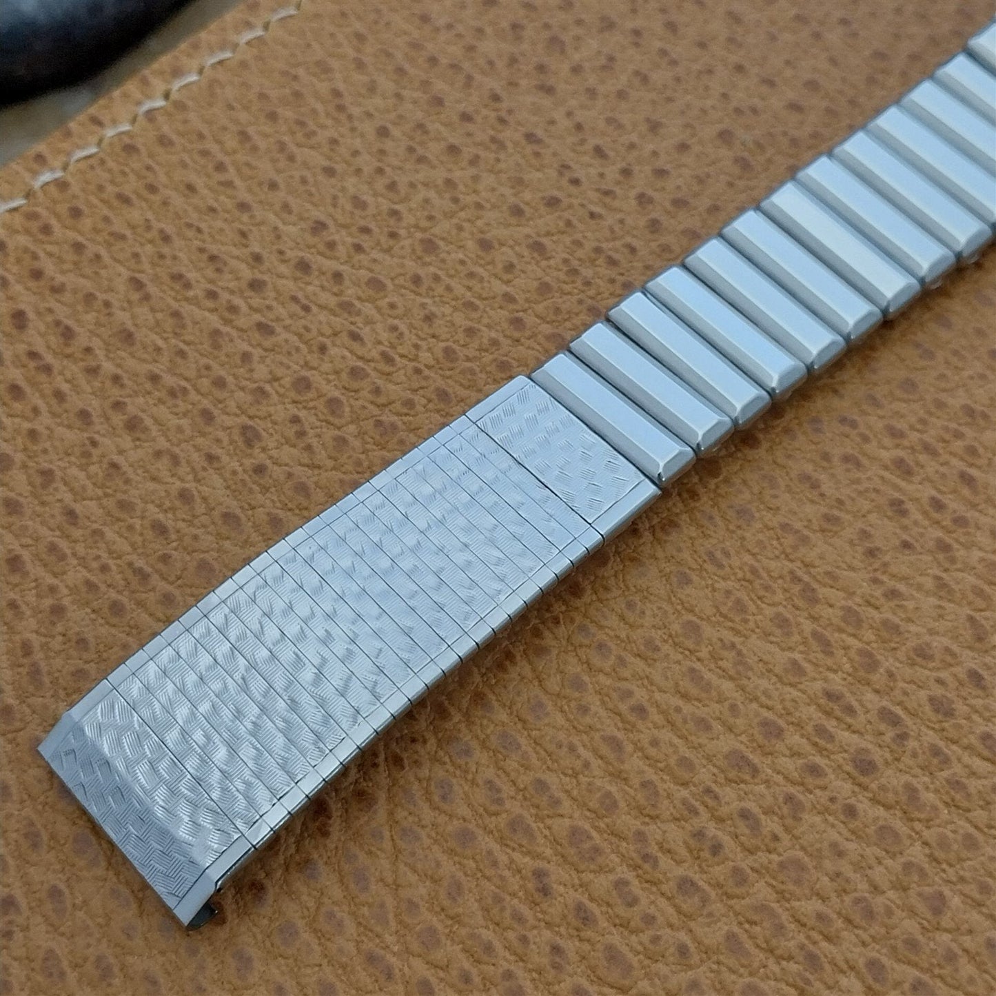 Vintage 17.2mm Kreisler Stainless Steel Classic Stretch Unused 1960s Watch Band