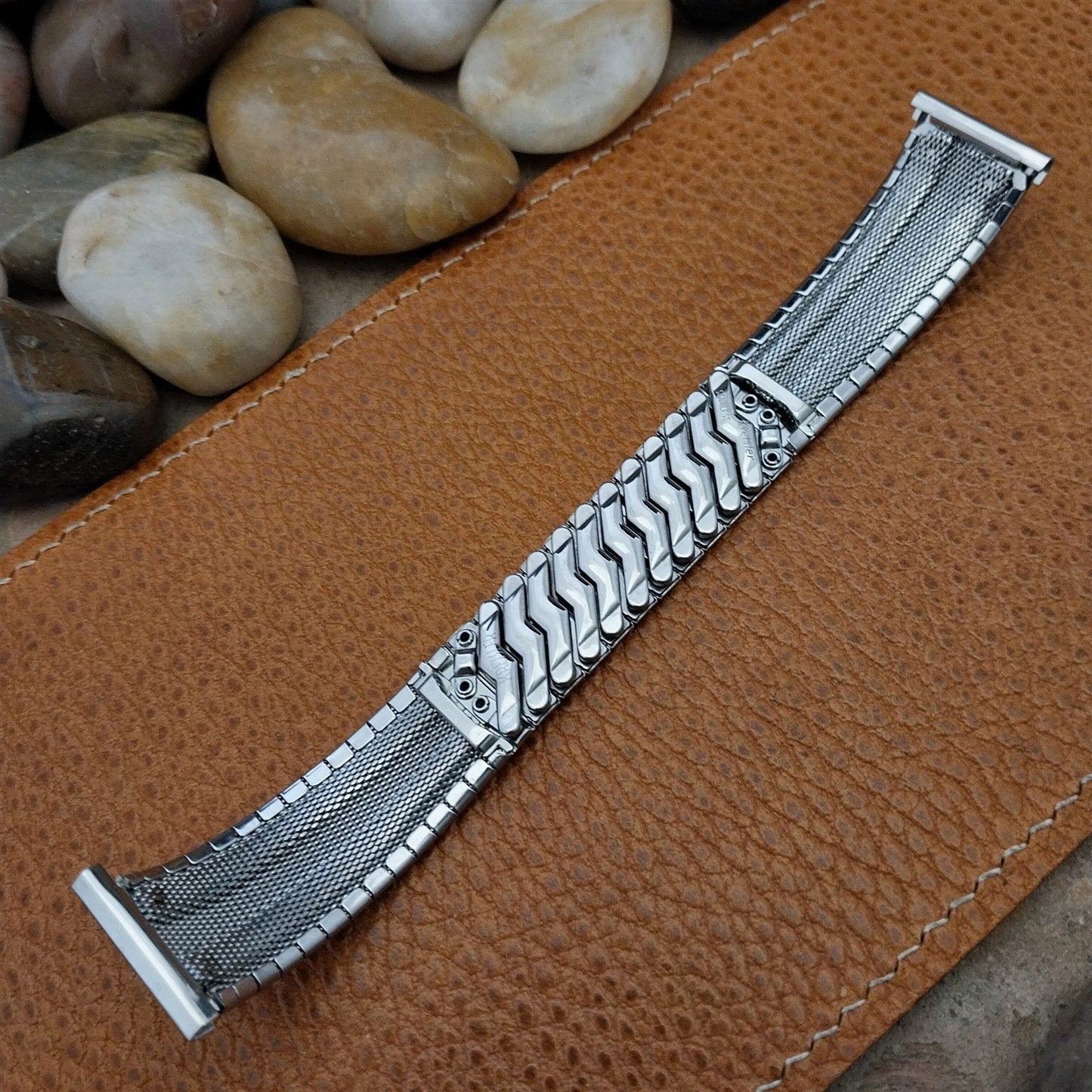 19mm 18mm Kreisler Stainless Steel Mid-Century Unused 1960s Vintage Watch Band