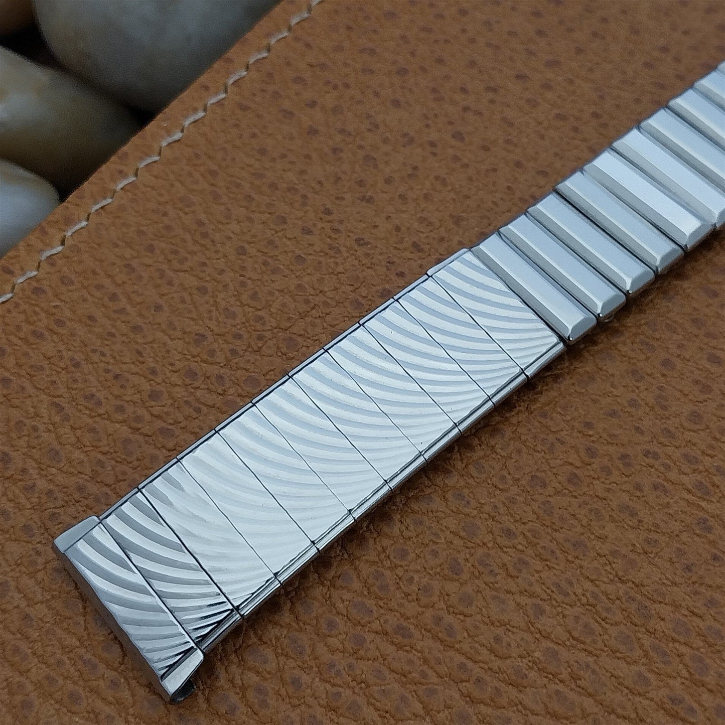 19mm 18mm Kreisler USA Stainless Steel Unused 1960s Unused Vintage Watch Band