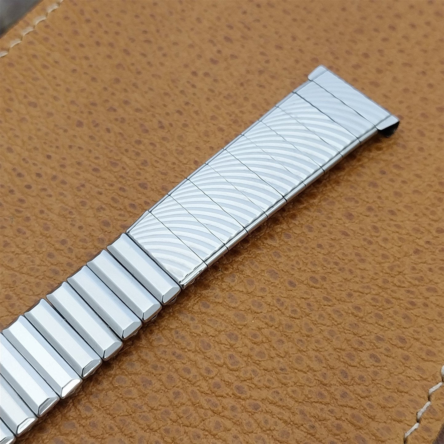 19mm 18mm Kreisler USA Stainless Steel Unused 1960s Unused Vintage Watch Band