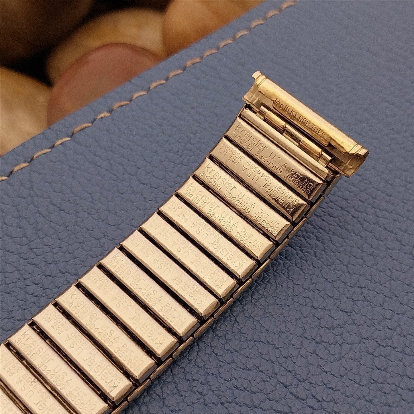 19mm 10k Gold-Filled 1960s Kreisler USA DuraFlex nos 1960s Vintage Watch Band