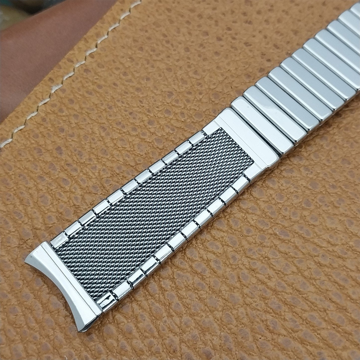 Vintage 17.2mm 1960s Stainless Steel Mesh Classic JB Champion Unused Watch Band
