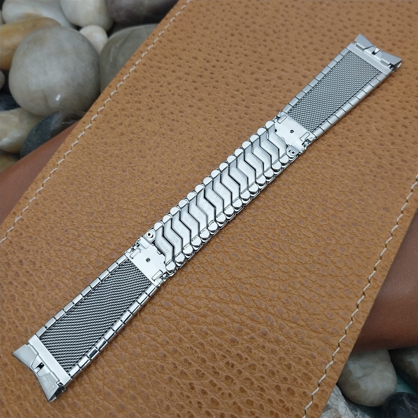 Vintage 17.2mm 1960s Stainless Steel Mesh Classic JB Champion Unused Watch Band
