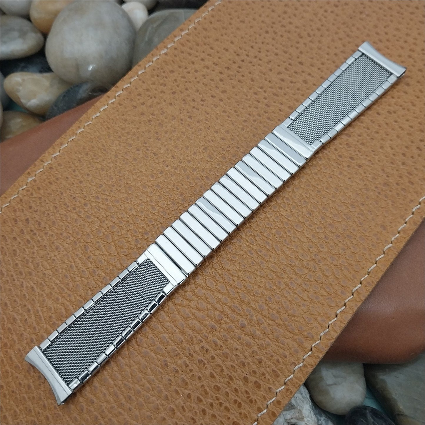 Vintage 17.2mm 1960s Stainless Steel Mesh Classic JB Champion Unused Watch Band