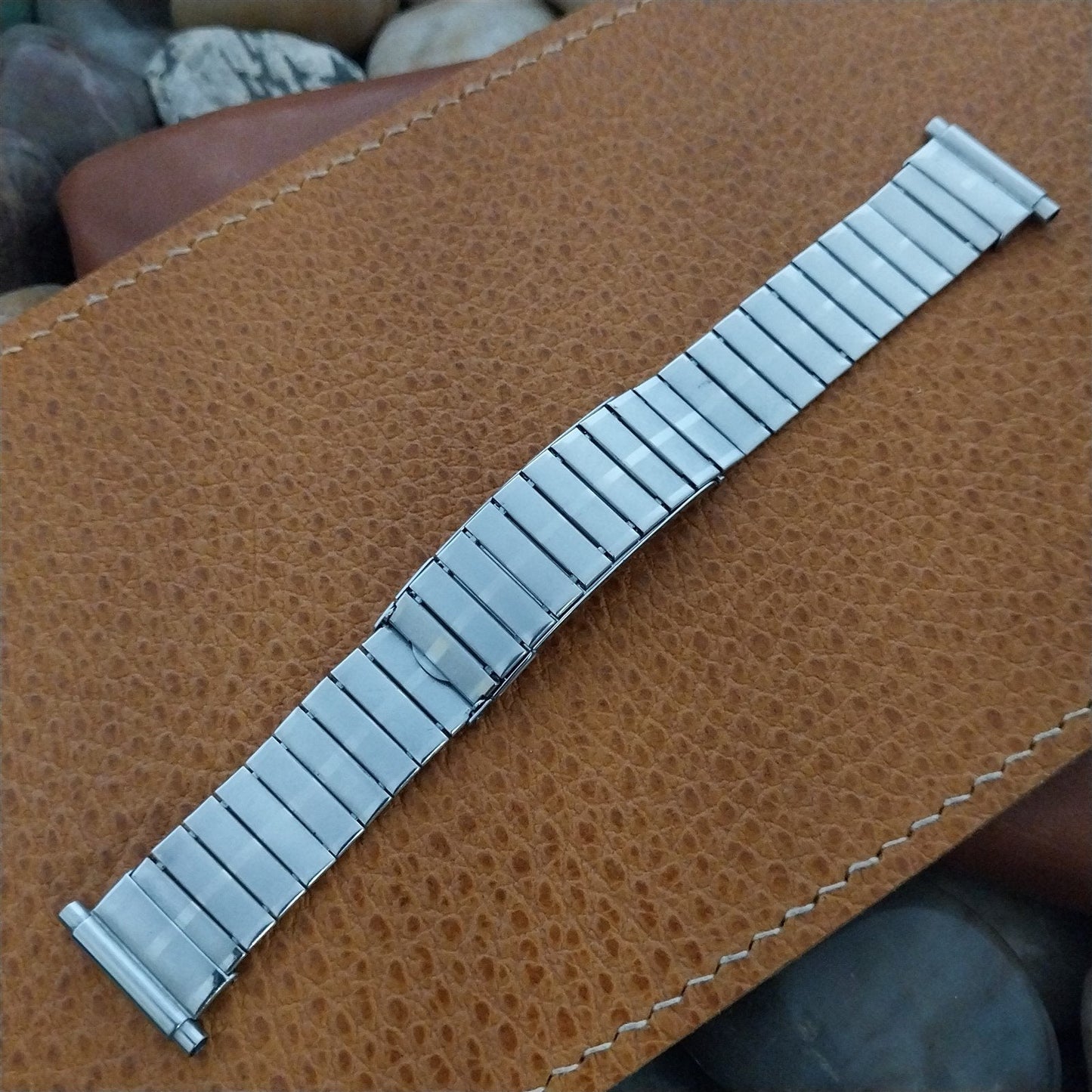 Art Deco 1930s Rosenheim Flexefold USA Made Fold-Over Vintage Watch Band
