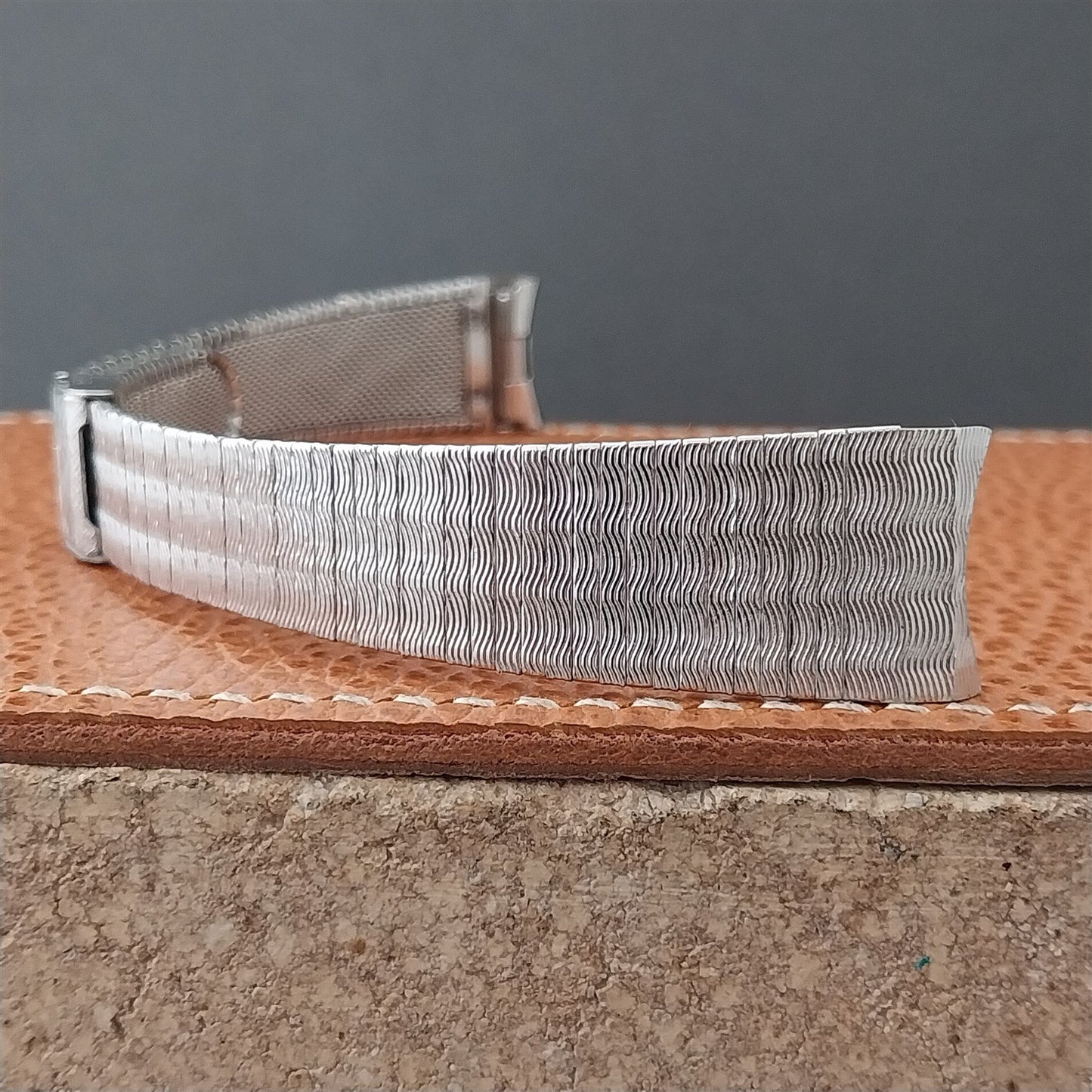 Vintage 17.2mm Kestenmade Stainless Steel Unused Classic 1960s Watch Band