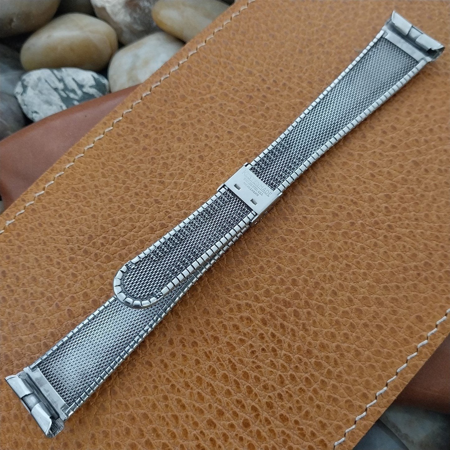 Kestenmade 19mm 18mm 17mm 1960s Stainless Steel Unused Vintage Watch Band