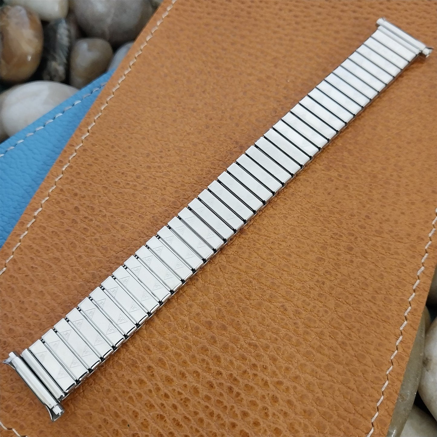 18mm 19mm Stainless Steel Expansion JB Champion nos 1970s Vintage Watch Band